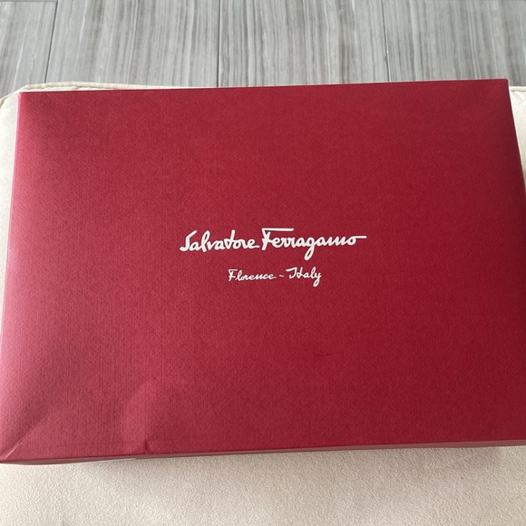 NWT Salvatore Ferragamo bag with gold hardware. Comes with box, dust bag - Picture 8 of 13